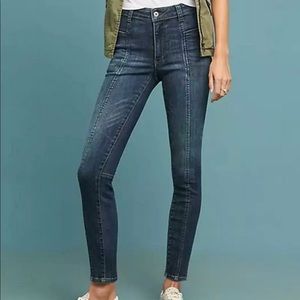 Anthropologie Pilcro High Rise Denim Crop Legging
